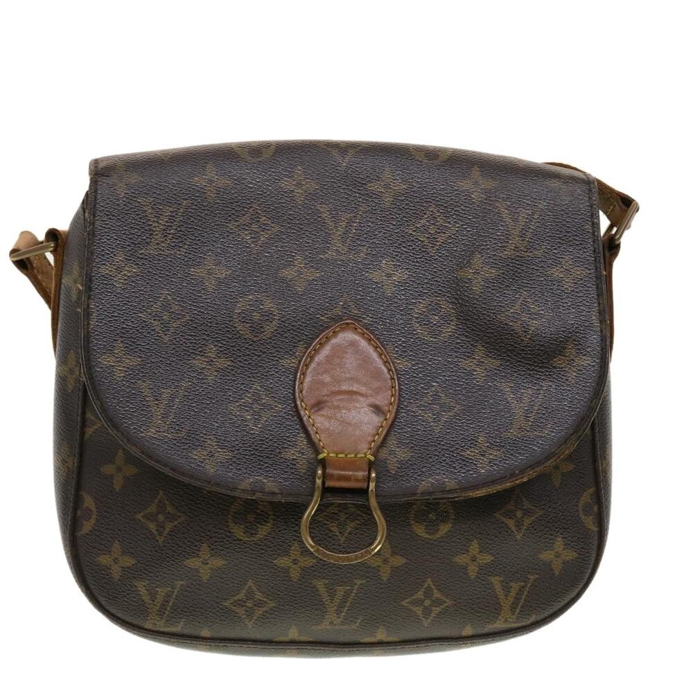 Louis Vuitton Monogram Saint Cloud GM Shoulder Bag Brown